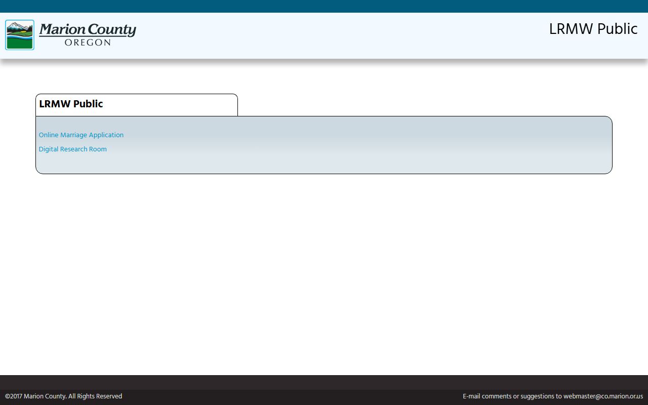 Marion County Clerk Digital Research Room for recorded document search