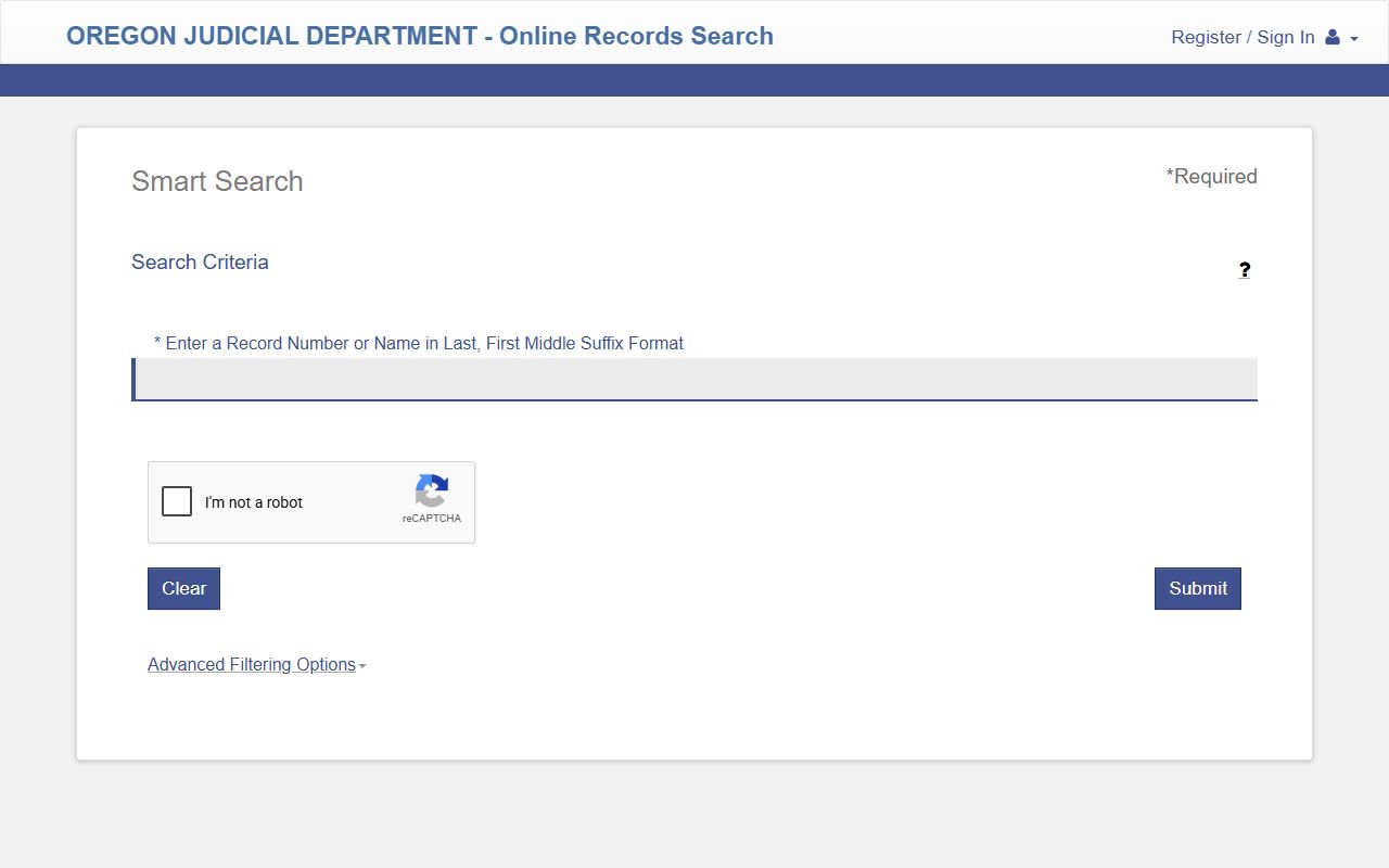 OJD courts ePay dashboard linked from Marion County court dockets and calendars